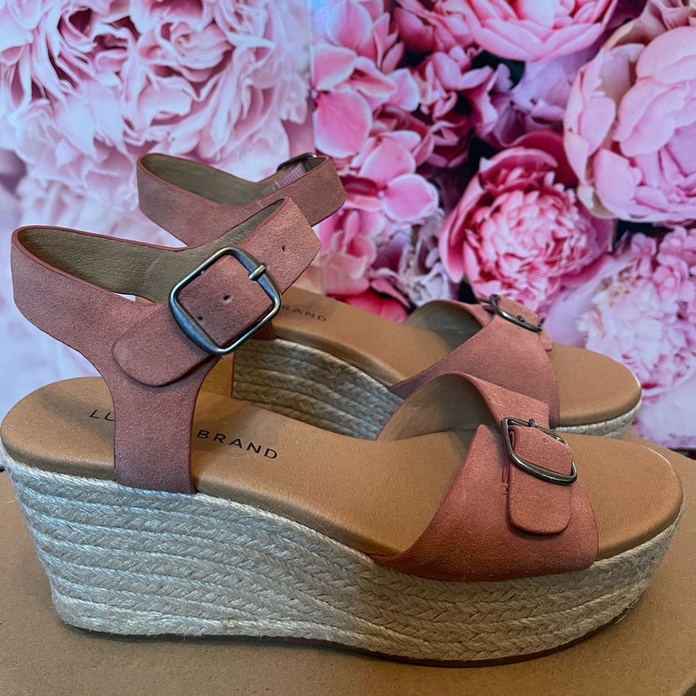 Lucky brand wedge heels
